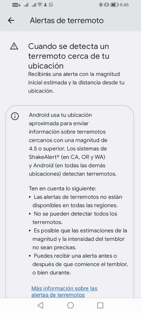 ¿cómo Activar La Alerta Sísmica En Tu Dispositivo Móvil Android Y Iphoneemk 7422