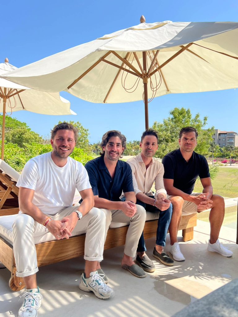 Raúl Hita, Rafael Gómez, Javier del Hierro, Raúl Yañez Fundadores daypass.com